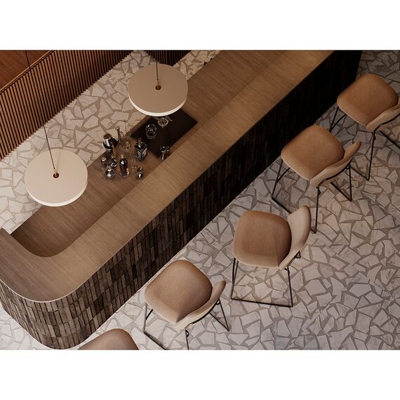 Стул барный Niels, рогожка, темно-коричневый, Bergenson Bjorn, изображение 6