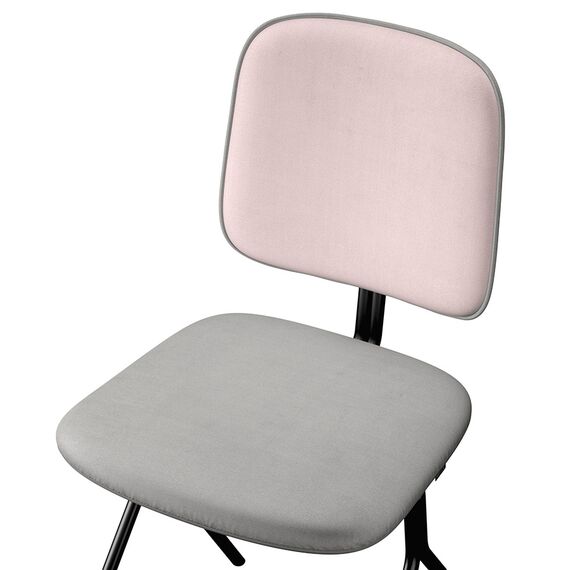 Стул Ror, Y, велюр, черный/серо-голубой/розовый, LATITUDE, изображение 4