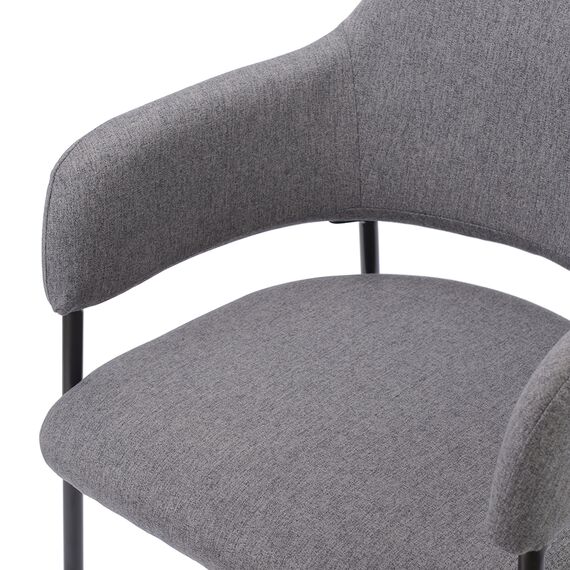 Стул Wendy, рогожка, темно-серый, Bergenson Bjorn, изображение 15