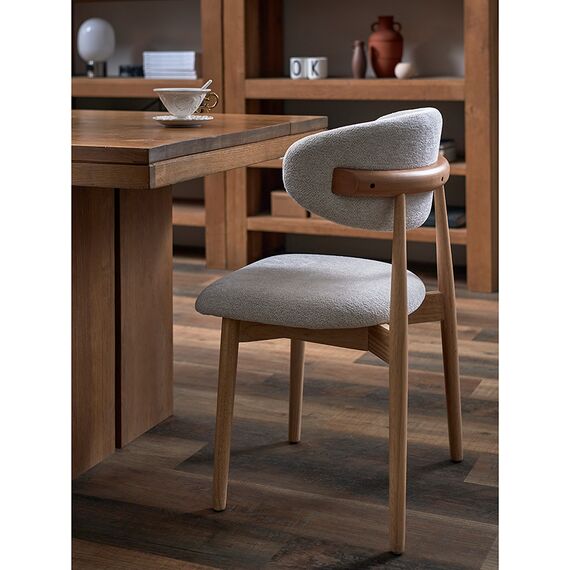 Стул Stone, мягкий шенилл, кремовый, Bergenson Bjorn, изображение 6