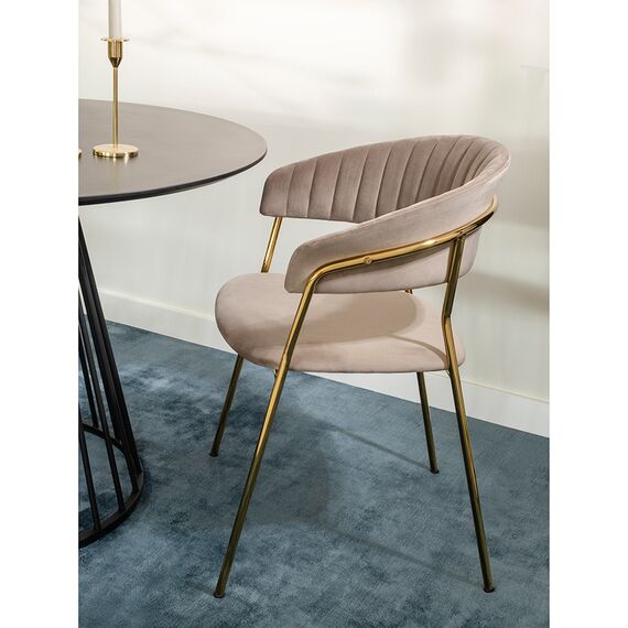 Стул Stefany, велюр, серый, Bergenson Bjorn, изображение 6