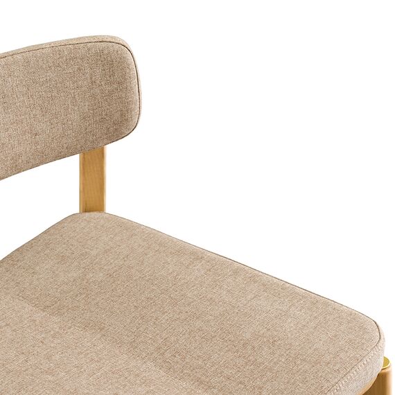 Стул барный Aska, рогожка, ясень/бежевый, LATITUDE, изображение 4