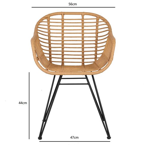 Стул Vetle Bent, ротанг, Bergenson Bjorn, изображение 22