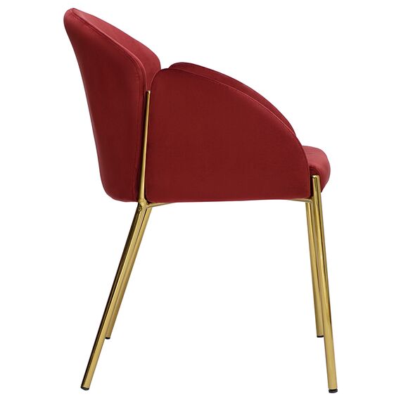 Стул Raspy, велюр, бордовый, Bergenson Bjorn, изображение 4
