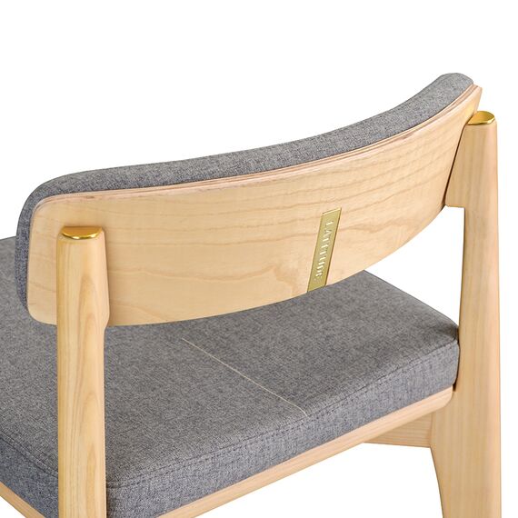 Стул барный Aska, рогожка, ясень/серый, LATITUDE, изображение 6