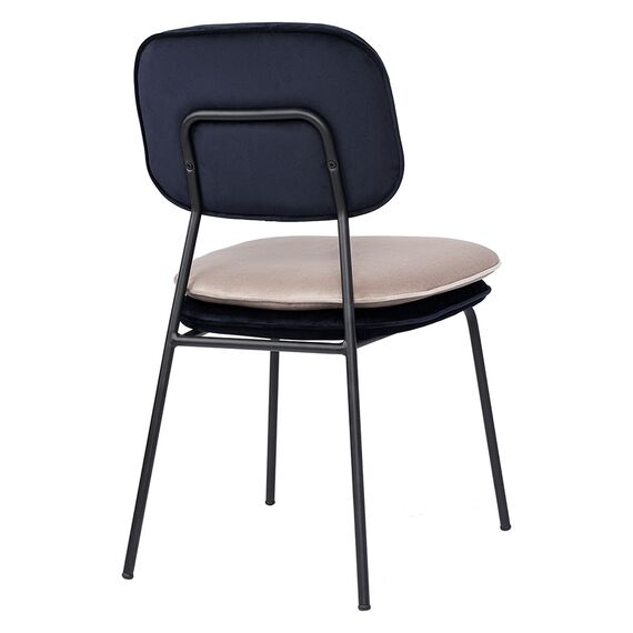 Стул Pea, велюр, темно-синий/бежевый, Bergenson Bjorn, изображение 9