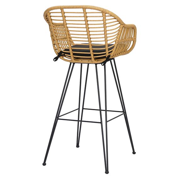 Стул барный Vetle Bent, ротанг, Bergenson Bjorn, изображение 12