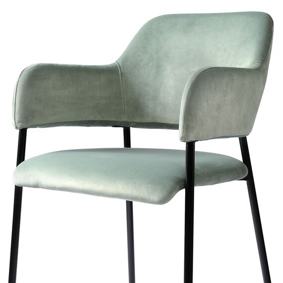 Стул Wendy, велюр, серо-зеленый, Bergenson Bjorn, изображение 13