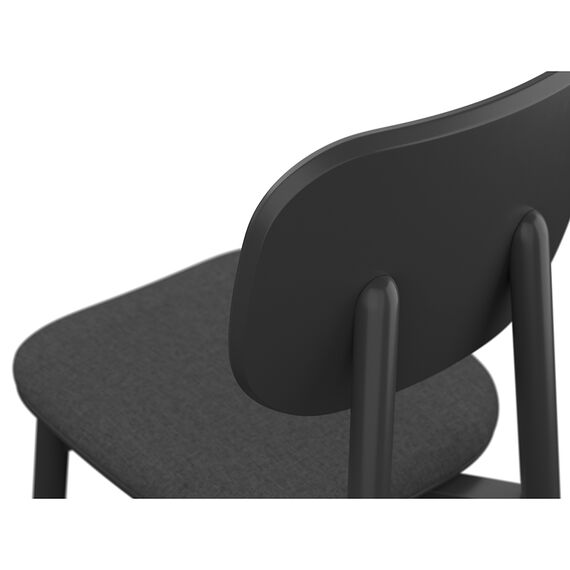 Стул Saga, рогожка, темно-серый, LATITUDE, изображение 4