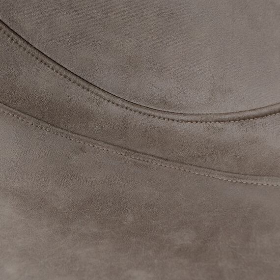 Стул барный Hugh, экокожа, серо-коричневый, Bergenson Bjorn, изображение 3