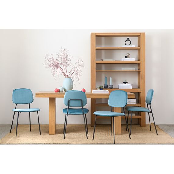 Стул Tilla, велюр, темно-бирюзовый, Bergenson Bjorn, изображение 18