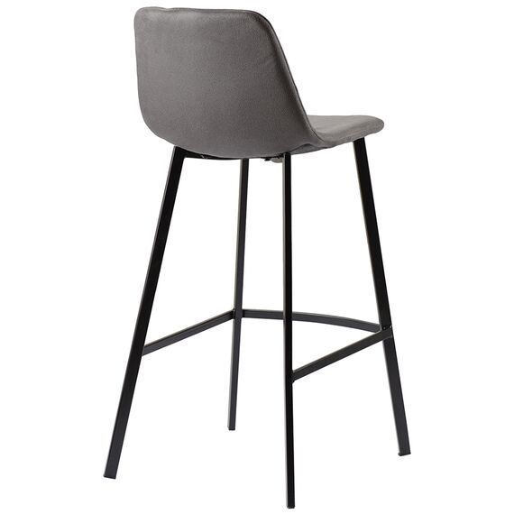 Стул барный Hugh, экокожа, темно-серый, Bergenson Bjorn, изображение 10