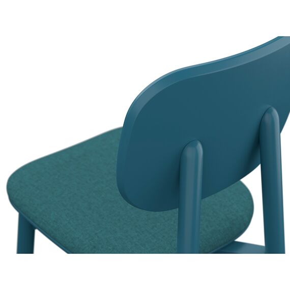 Стул Saga, рогожка, сине-зеленый, LATITUDE, изображение 4