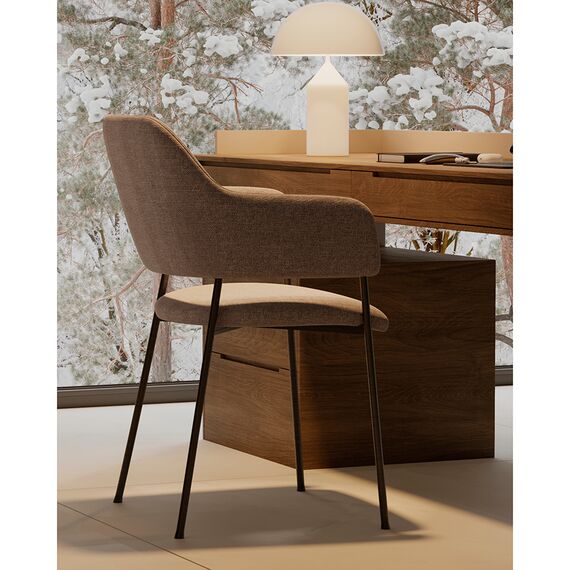 Стул Wendy, рогожка, темно-серый, Bergenson Bjorn, изображение 5