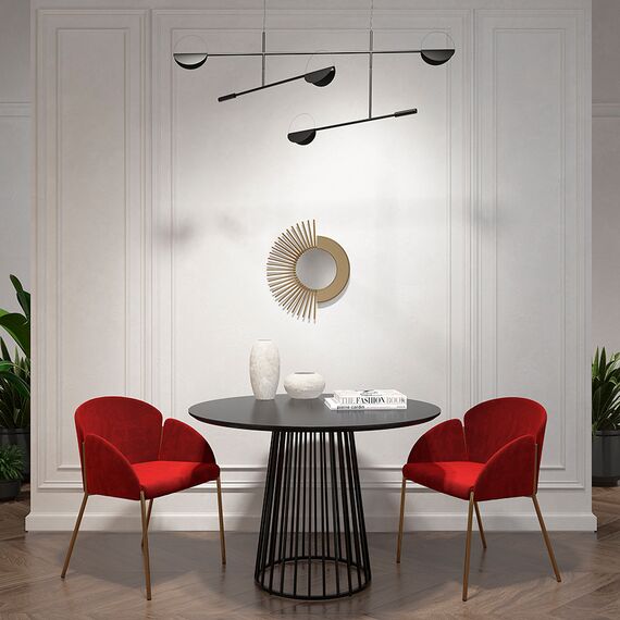 Стул Raspy, велюр, бордовый, Bergenson Bjorn, изображение 2