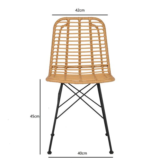 Стул Vetle Flat, ротанг, Bergenson Bjorn, изображение 14