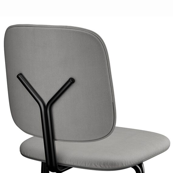 Стул Ror, Y, велюр, черный/серо-голубой/розовый, LATITUDE, изображение 5