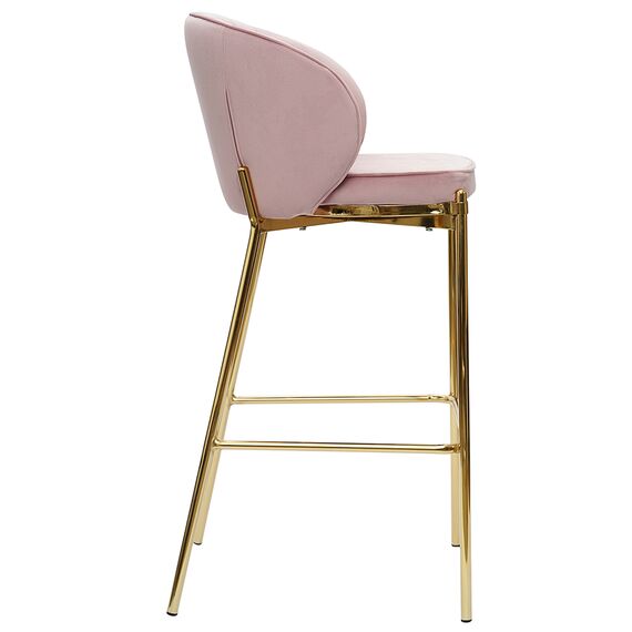 Стул барный Coral, велюр, розовый, Bergenson Bjorn, изображение 8