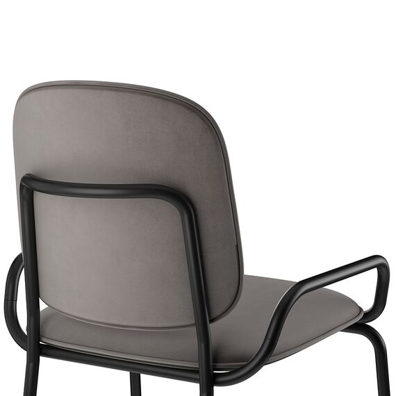 Стул барный Ror, 2 Frame, велюр, черный/серый, LATITUDE, изображение 4