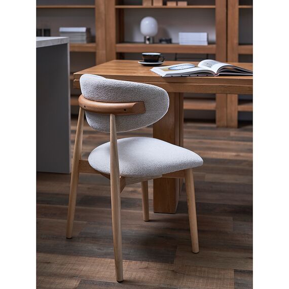 Стул Stone, мягкий шенилл, кремовый, Bergenson Bjorn, изображение 8