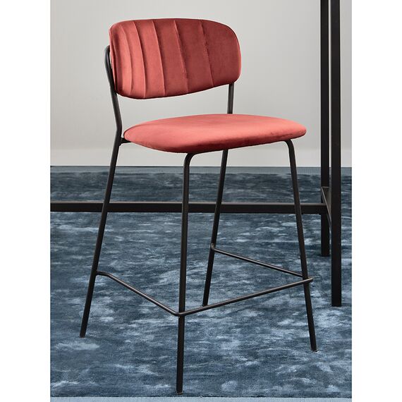 Стул барный Eirill, велюр, кирпичный, Bergenson Bjorn, изображение 3
