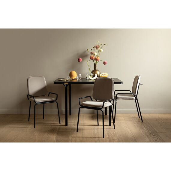 Стул Ror, 2 Frame, велюр, черный/бежевый, LATITUDE, изображение 9