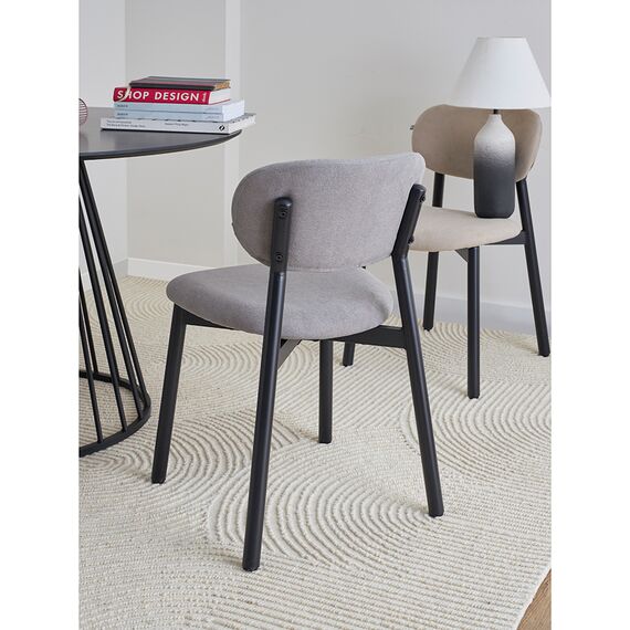 Стул Round, рогожка, дымчато-серый, Bergenson Bjorn, изображение 6