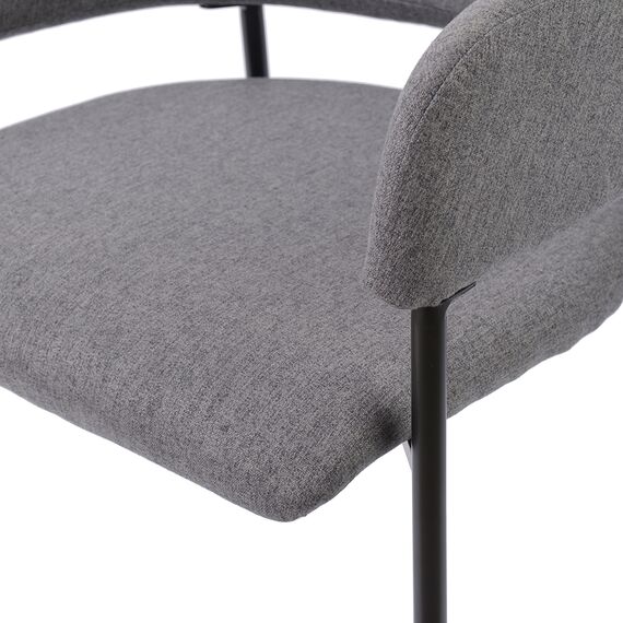 Стул Wendy, рогожка, темно-серый, Bergenson Bjorn, изображение 16