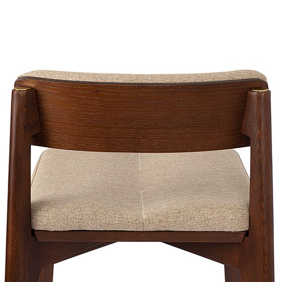 Стул барный Aska, рогожка, орех/экрю, LATITUDE, изображение 6