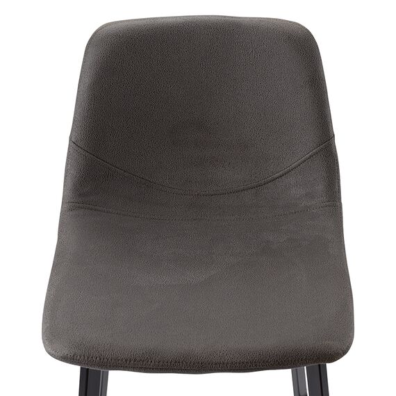 Стул барный Hugh, экокожа, темно-серый, Bergenson Bjorn, изображение 13