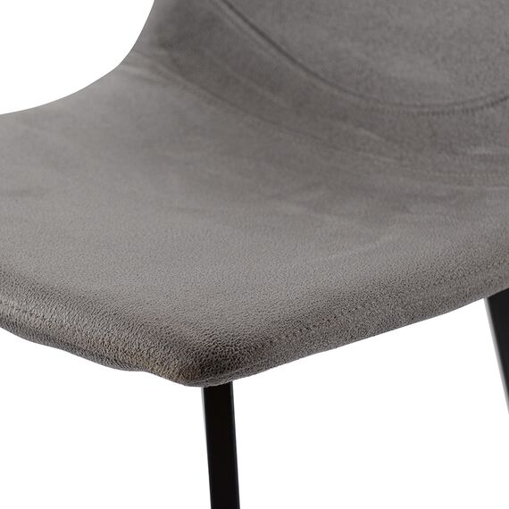 Стул барный Hugh, экокожа, темно-серый, Bergenson Bjorn, изображение 14