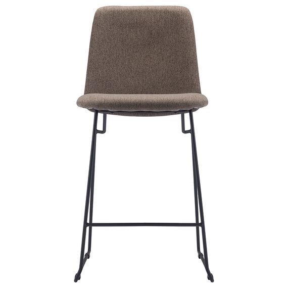 Стул барный Niels, рогожка, темно-коричневый, Bergenson Bjorn, изображение 10