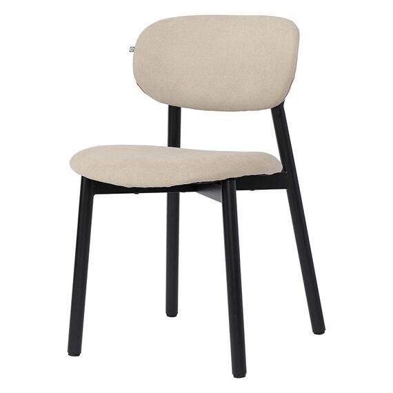 Стул Round, рогожка, ванильный, Bergenson Bjorn