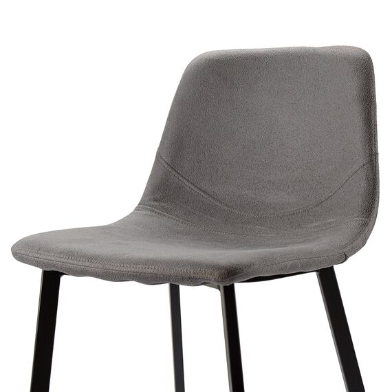 Стул барный Hugh, экокожа, темно-серый, Bergenson Bjorn, изображение 12