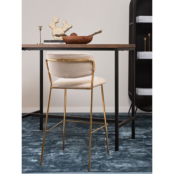 Стул барный Eirill, шенилл, серый, Bergenson Bjorn, изображение 2