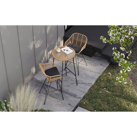 Стул барный Vetle Bent, ротанг, Bergenson Bjorn, изображение 6