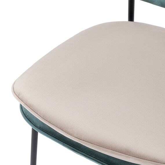 Стул Pea, велюр, сине-зеленый/бежевый, Bergenson Bjorn, изображение 7