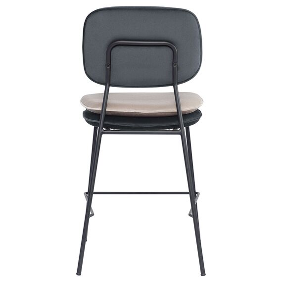 Стул полубарный Pea, велюр, темно-серый/бежевый, Bergenson Bjorn, изображение 6