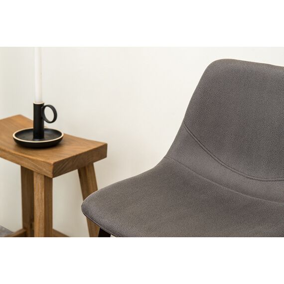 Стул полубарный Hugh, экокожа, темно-серый, Bergenson Bjorn, изображение 7