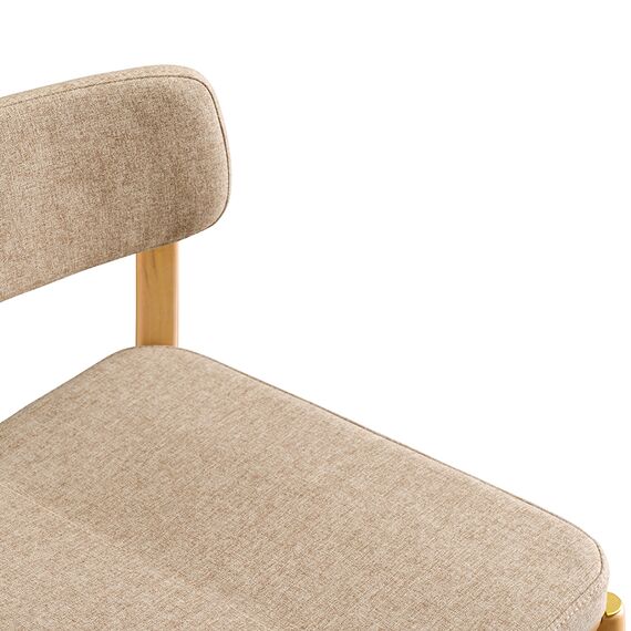 Стул полубарный Aska, рогожка, ясень/бежевый, LATITUDE, изображение 4