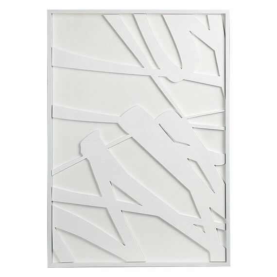 Панно декоративное с эффектом 3D Minimalism, с белой рамой, 70х100 см, Bergenson Bjorn