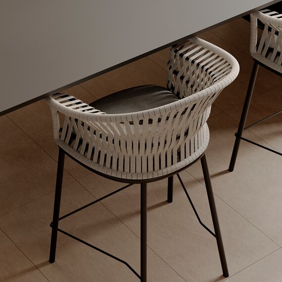 Стул полубарный Haugen, темно-серый/светло-серый, Bergenson Bjorn, изображение 9