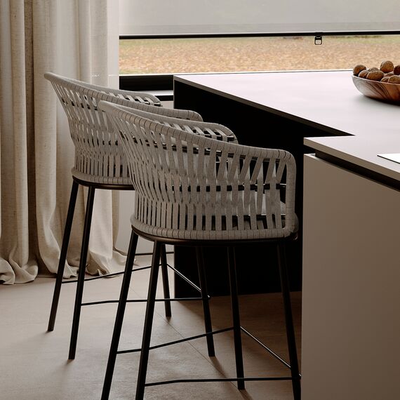 Стул полубарный Haugen, темно-серый/светло-серый, Bergenson Bjorn, изображение 7