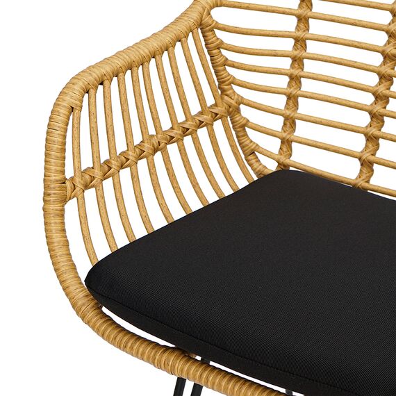 Стул барный Vetle Bent, ротанг, Bergenson Bjorn, изображение 15