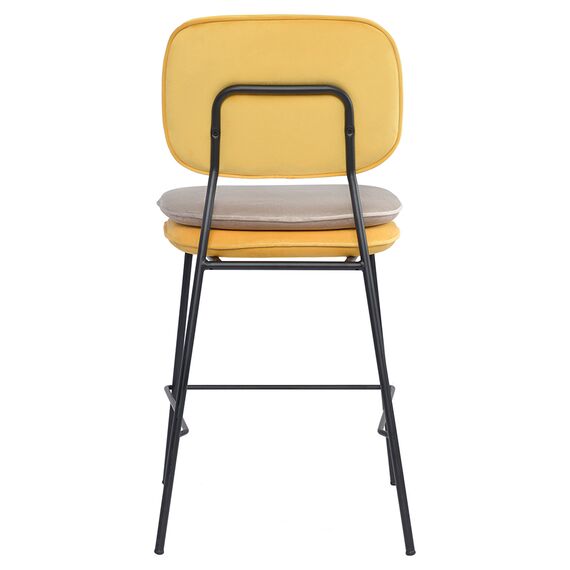 Стул полубарный Pea, велюр, желтый/бежевый, Bergenson Bjorn, изображение 11