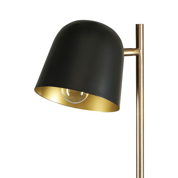 Торшер Enkel Kopp,142 см, черный/золотистый, Bergenson Bjorn, изображение 4