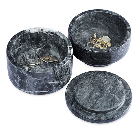 Шкатулка для украшений Marm, 10,5 см, черный мрамор, Bergenson Bjorn, изображение 9