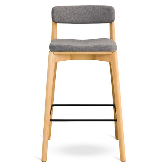 Стул полубарный Aska, рогожка, ясень/серый, LATITUDE, изображение 2