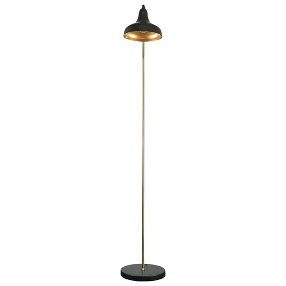 Торшер Enkel Sand, 165 см, золотистый/черный, Bergenson Bjorn