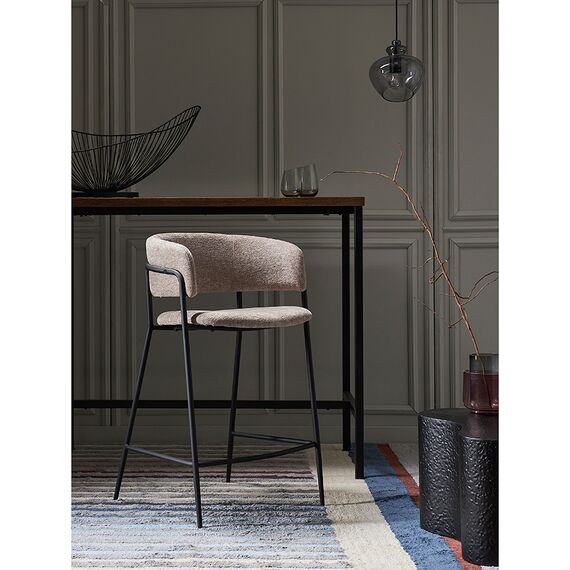 Стул полубарный Helning, мягкий шенилл, капучино, Bergenson Bjorn, изображение 3